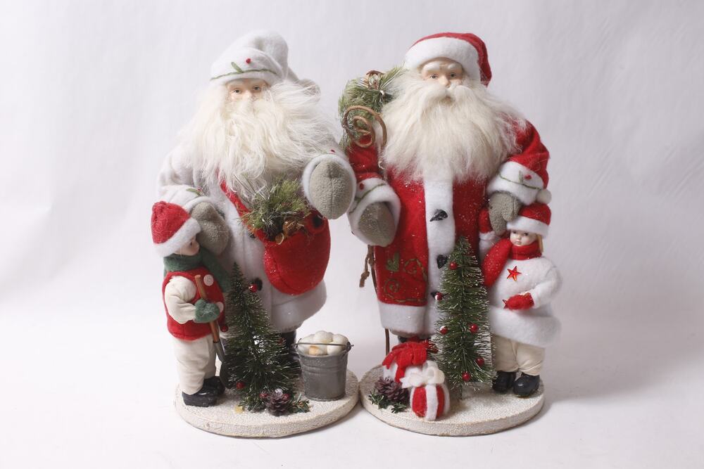 Kirkland Signature Winterland Santa Claus Statue Lot 13" Holiday ~ 260602-WH 542